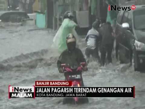 Diguyur hujan deras, Bandung kembali banjir - iNews Malam 09/11