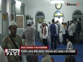Ratusan massa FPI Pekalongan, Jateng berangkat menuju Jakarta - iNews Pagi 04/11