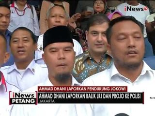 Merasa difitnah, Ahmad Dhani balik laporkan 2 ormas pendukung Jokowi - iNews Petang 09/11
