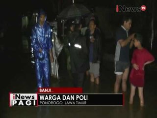 Hujan deras lebih dari 4 jam, akibatkan banjir di Ponorogo, Jatim - iNews Pagi 10/11