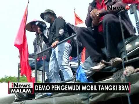 Supir tangki BBM kembali lakukan aksi damai agar diangkat menjadi karyawan tetap - iNews Malam 10/11