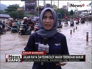 Live Report : Terkait banjir yang menggenangi daerah Baleendah, Bandung - iNews Siang 14/11