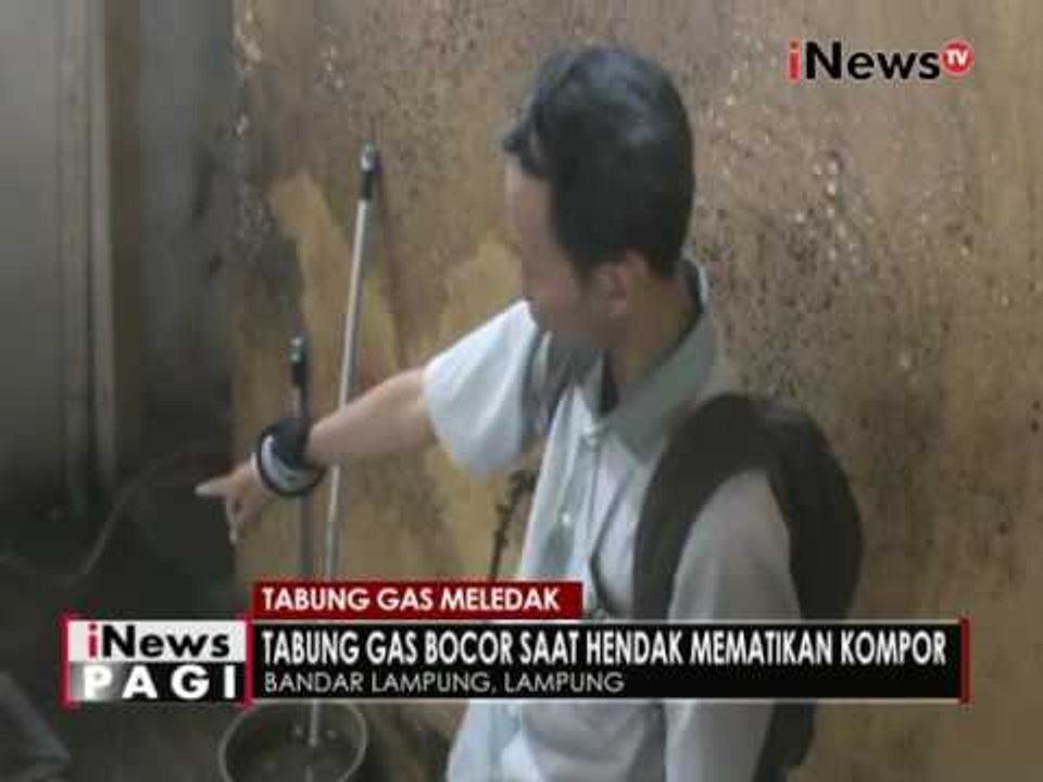 Tabung gas meledak, seorang karyawan rumah makan alami luka bakar hingga 70% - iNews Pagi 15/11