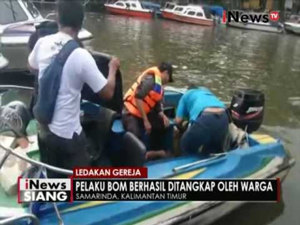 Video amatir, Penangkapan pelaku ledakan Gereja di Samarinda - iNews Siang 15/11