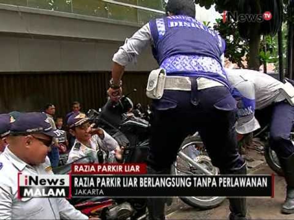 Suku Dinas Perhubungan terus razia parkir liar di Tanah Abang - iNews Malam 15/11