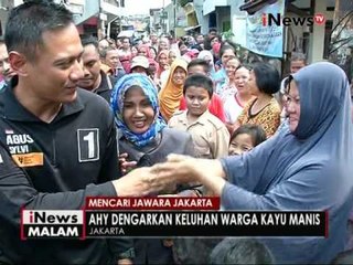 AHY sambangi warga Kayu Manis & dengarkan keluhan warga - iNews Malam 16/11