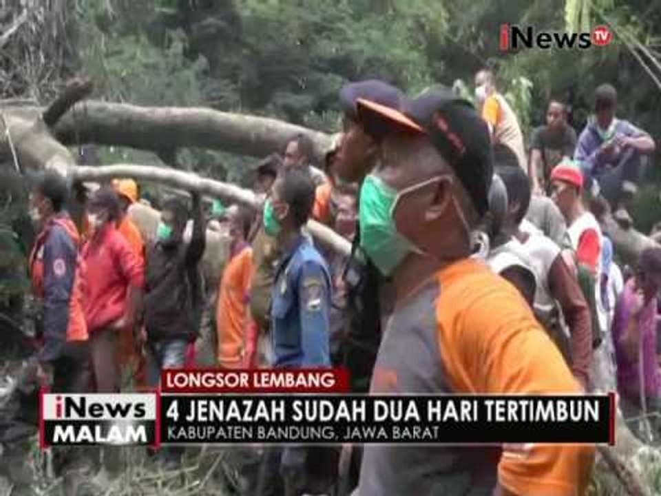 Pasca longsor di Lembang, petugas temukan 4 jenazah yang tertimbun - iNews Malam 15/11