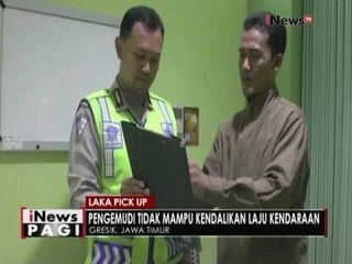 Mobil Pick Up terjun bebas - iNews Pagi 17/11