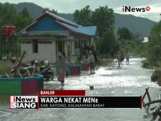 Hujan lebih dari 8 jam akibatkan Kab. Kayong, Kalbar terendam banjir - iNews Siang 17/11