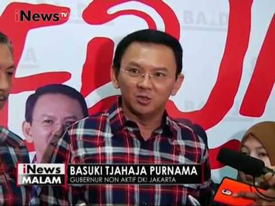 Ahok menerima jika Mendagri memberhentikan sementara sebagai Gubernur - iNews Malam 14/12