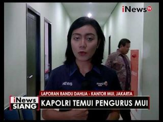 Live Report : Pertemuan Kapolri dengan ketua MUI setelah Doa bersama - iNews Siang 18/11