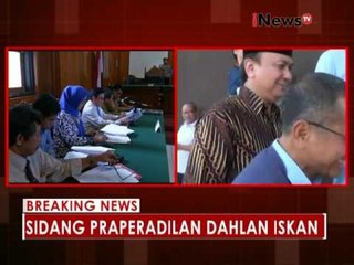 Suasana jalannya sidang praperadilan Dahlan Iskan Part 1 - iNews Breaking News 17/11