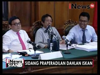 Sidang Praperadilan Dahlan Iskan - iNews Siang 21/11