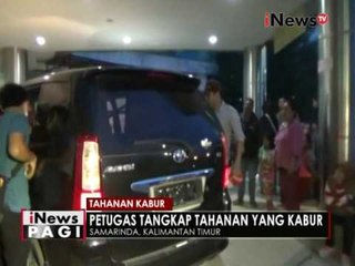 Tahanan BNNP Kaltim yang kabur pada 4 Oktober, berhasil ditangkap kembali - iNews Pagi 22/11