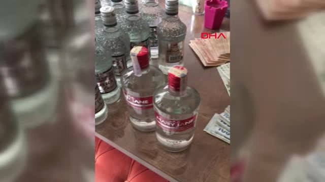 Tekirdağ'da Sahte İçki İmalathanesine Polis Baskını