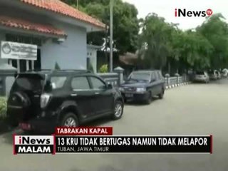 Jumlah ABK yang bertabrakan di Jatim berbeda dengan data manifest - iNews Malam 21/11