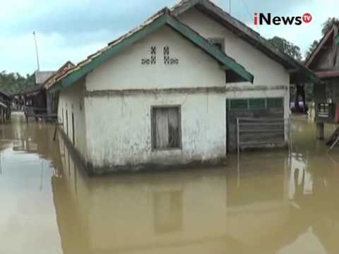 Akibat sungai meluap, sejumlah daerah di Sumsel terendam banjir 1 - 4 meter - iNews Siang 22/11
