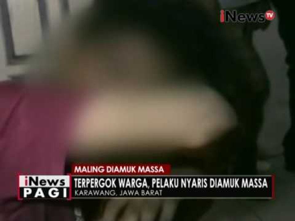 Kepergok mencuri rumah kosong, pelaku nyaris jadi bulan - bulanan warga - iNews Pagi 24/11