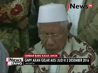 GNPF akan gelar aksi jilid III 2 desember 2016 - iNews Petang 15/11