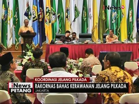 Rakornas Kemendagri dengan Gubernur seluruh Indonesia - iNews Petang 24/11