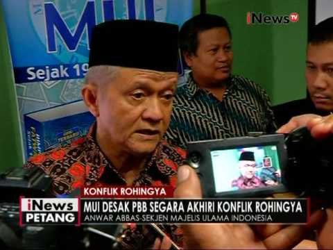MUI mengutuk pembantaian dan pengusiran muslim Rohingya di Myanmar - iNews Petang 24/11
