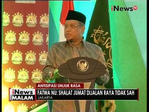 PBNU keluarkan fatwa tentang shalat Jumat dijalan tidak sah - iNews Malam 24/11