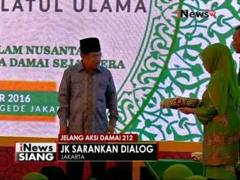 Wapres JK angkat bicara mengenai aksi 2 Desmeber 2016 - iNews Siang 28/11
