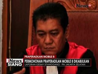 Live Report : Pengajuan sidang pra peradilan Mobile 8 - iNews Siang 29/11