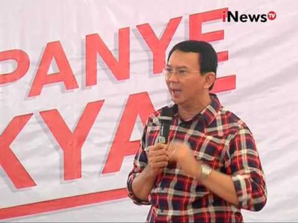 Ahok sosialisasikan penanganan banjir kepada warga dirumah Lembang - iNews Malam 29/11