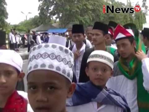 Santri ciamis jalan kaki, sebagian santri dipulangkan karena ke lelahan - iNews Petang 29/11