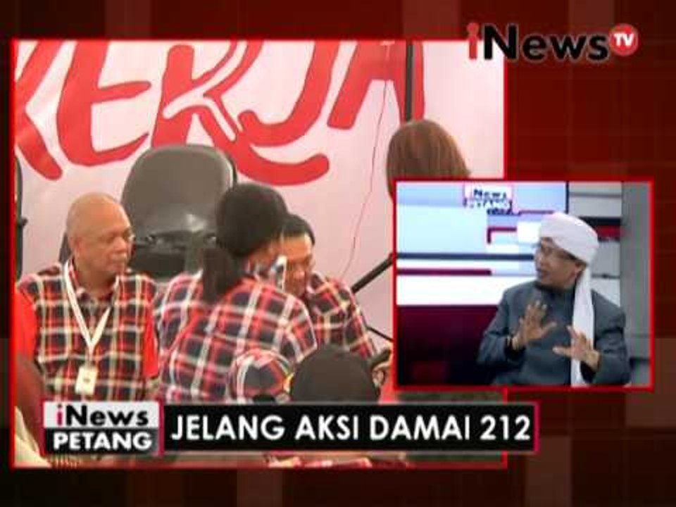 Aa Gym: Jangan sampai kebencian membuat kita dzalim! (Jelang 212) - iNews Petang 28/11 - Dialog 02