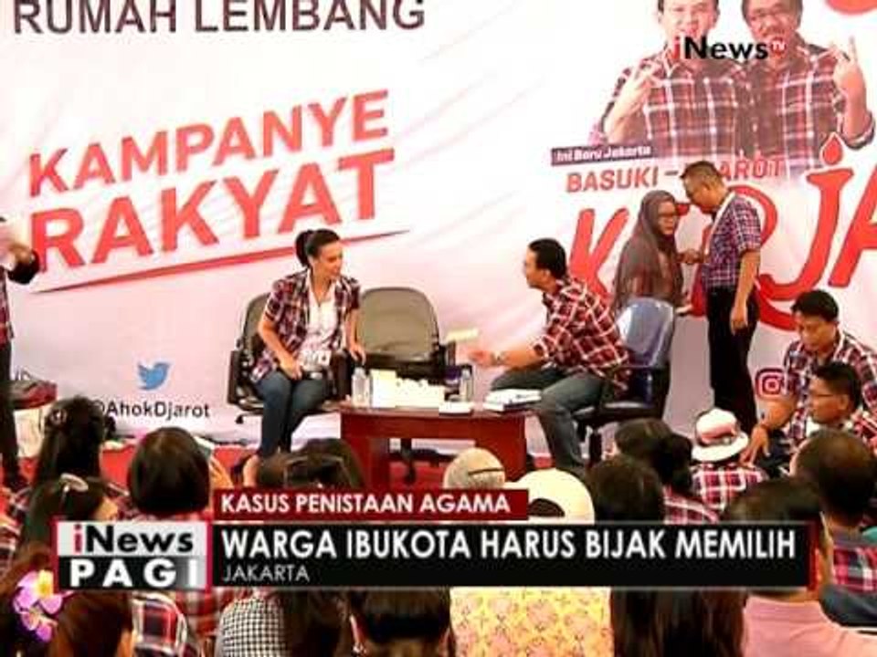 Jadi tersangka penistaan agama, akankah warga DKI pilih Ahok? - iNews Pagi 30/11