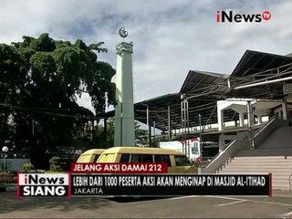 Masjid AL - I'TIHAD, Tebet akan menjadi tempat istirahat para peserta aksi 212 - iNews Siang 01/12