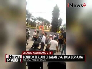 Скачать видео: Apel Nusantara Bersatu di Jambi, dinodai adu jotos TNI & POLRI - iNews Pagi 01/12