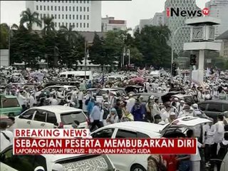Live Report : Bundaran Patung Kuda masih dipenuhi peserta aksi 212 - iNews Breaking News 02/12
