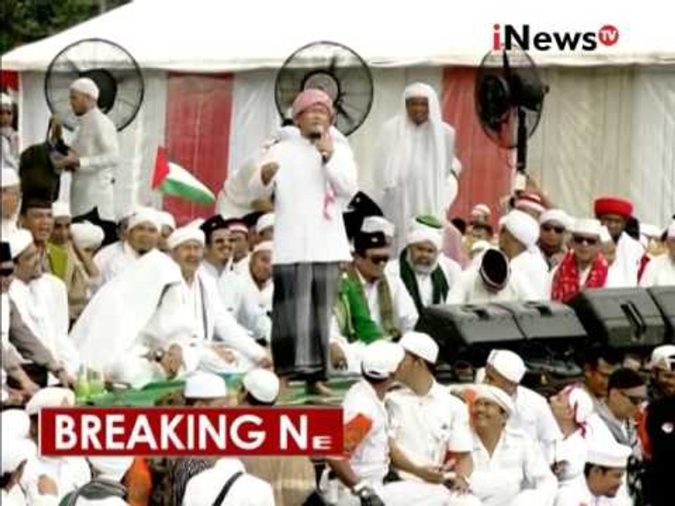 AA Gym pimpin Doa untuk bangsa di Monas, Jakarta - iNews Breaking News 02/12