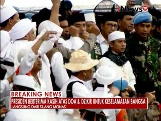 Jokowi datangi peserta aksi damai & ucapkan terima kasih - iNews Breaking News 02/12
