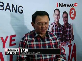 Ahok mengaku siap menjalani persidangan terkait kasus penistaan agama - iNews Pagi 06/12