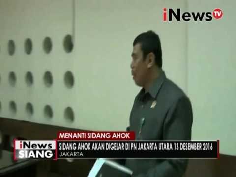 Sidang Ahok akan digelar di PN Jakarta Utara 13 Desember 2016 - iNews Siang 06/12