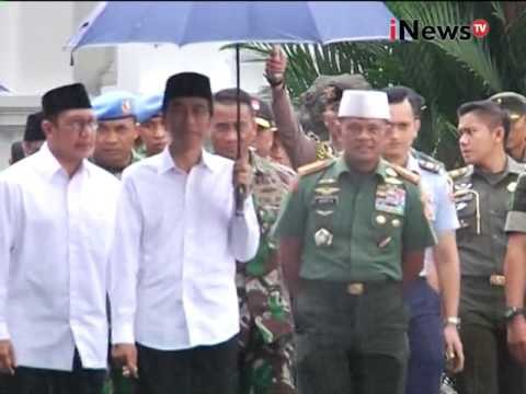 Perjalanan Presiden Jokowi & Wapres JK saat menuju Monas - iNews Breaking News 02/12