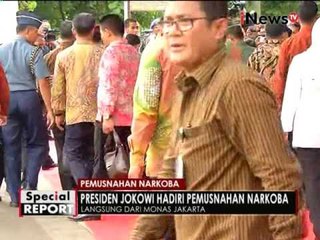 Presiden Jokowi hadiri pemusnahan narkoba terbesar sepanjang tahun 2016 - Spesial Report 06/12