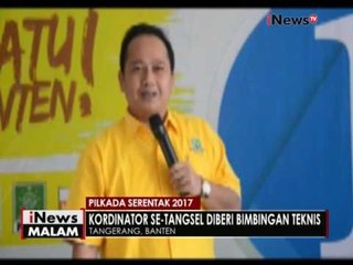 7 Partai pengusung pasangan no urut 1 yakin menang di Pilkada Tangsel - iNews Malam 05/12