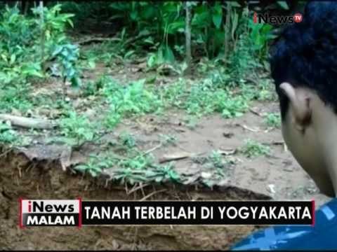 Tanah di Gunung Kidul terbelah karena tidak kuat menahan derasnya hujan - iNews Malam 06/12