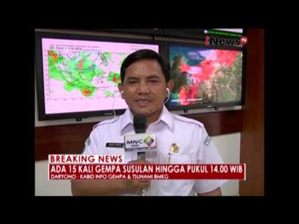 Daryono : Ada 15 kali gempa susulan hingga pukul 14.00 - iNews Breaking News 07/12