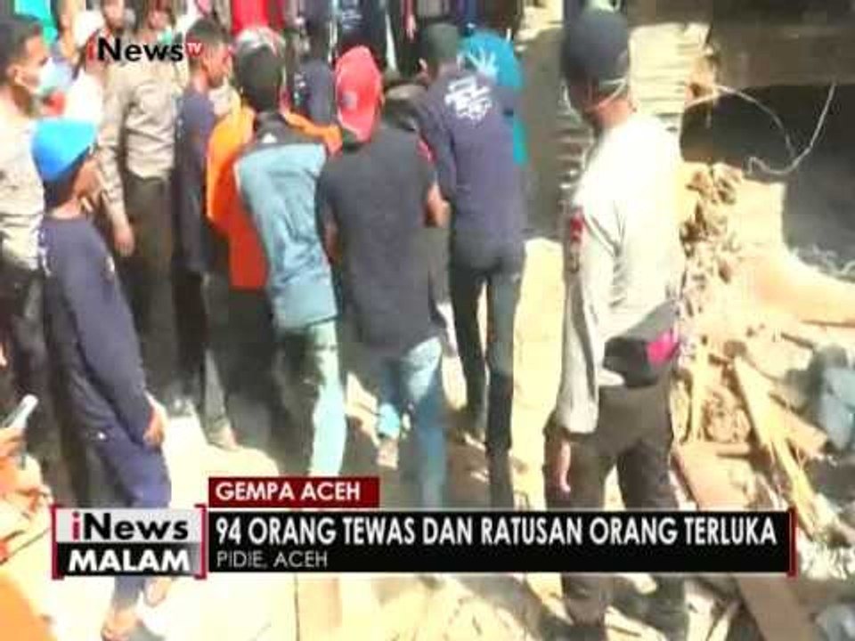 Satu orang korban tewas gempa di Aceh berhasil ditemukan - iNews Malam 07/12
