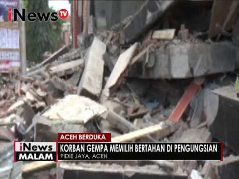 Aceh berduka, korban gempa memilih bertahan di pengungsian - iNews Malam 08/12