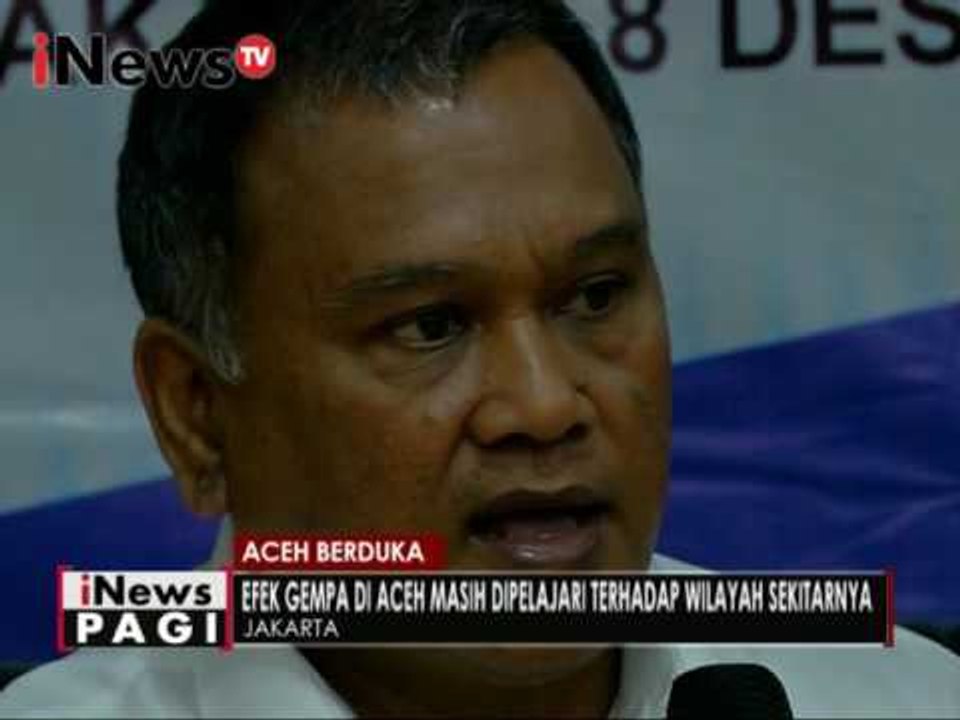 Gempa aceh masih dalam skala menengah - iNews Pagi 09/12
