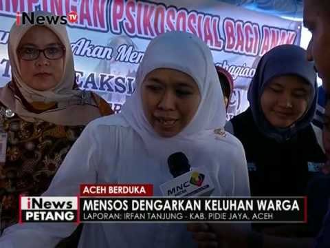Live Report : Mensos kirim kak Seto ke lokasi pengungsian gempa Aceh - iNews Petang 09/12
