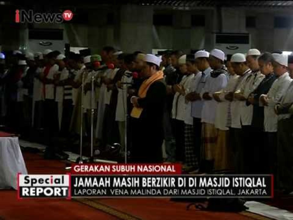 Gerakan Subuh Berjamaah Nasional di Masjid Istiqlal, Jakarta - Spesial Report 12/12