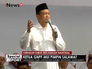 Ketua GNPF-MUI pimpin salawat di Gasibu, Bandung - Spesial Report 12/12